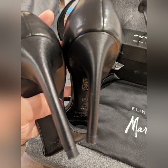 GUC Elin Kling for Marciano Black Leather Shoes - Picture 6 of 10